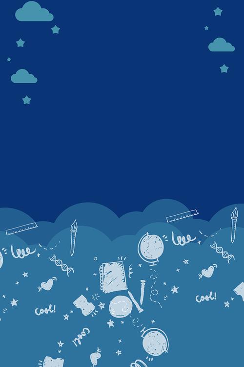 蓝色背景图片怎么制作。来这里学习简单方法