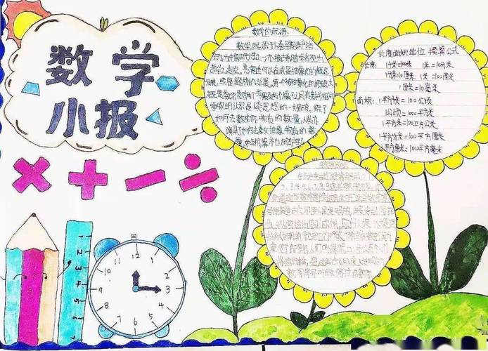 四年级数学实践活动《数学与文学》手抄报
