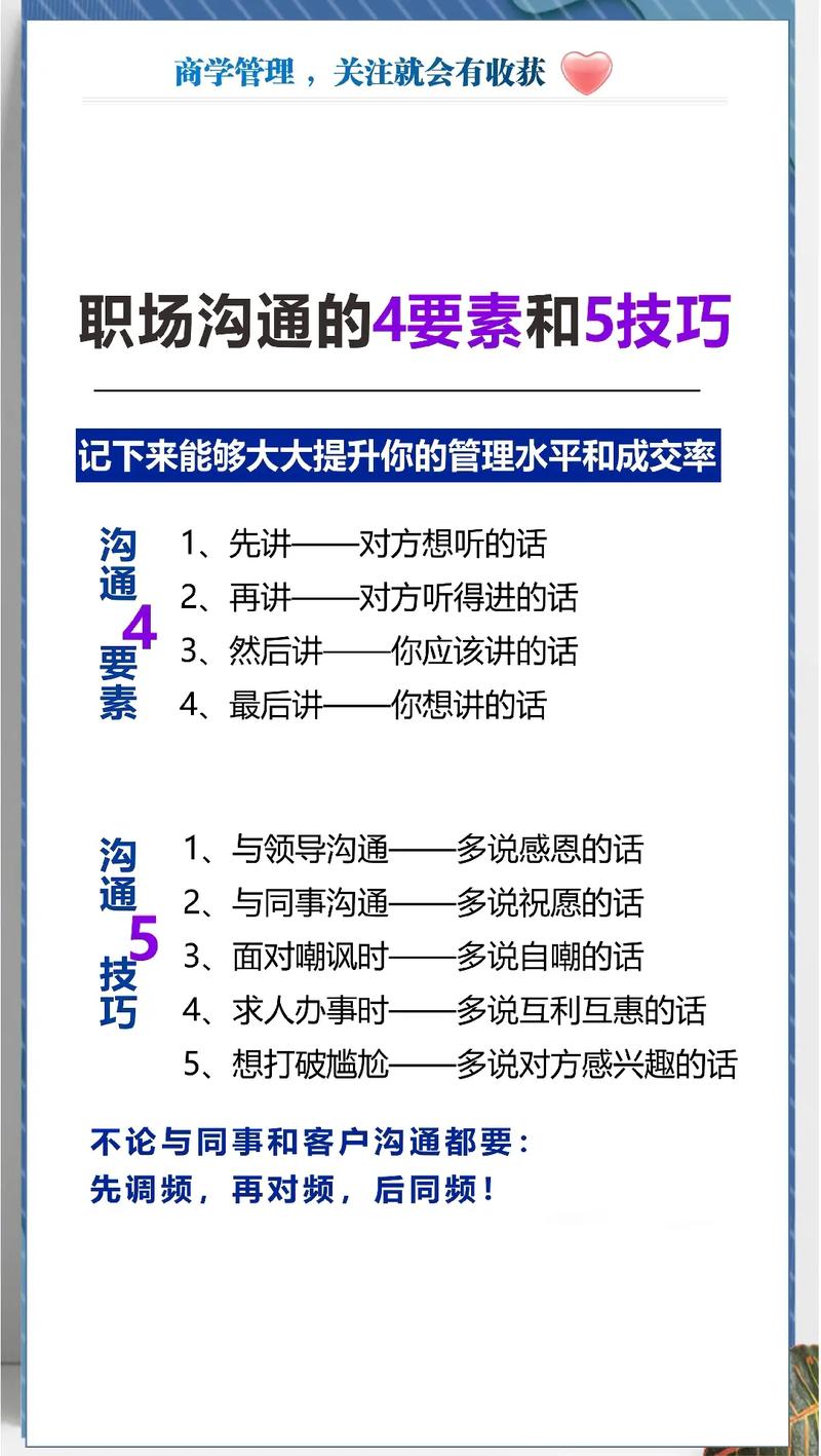 这些高情商的职场沟通技巧,可以学习一下
