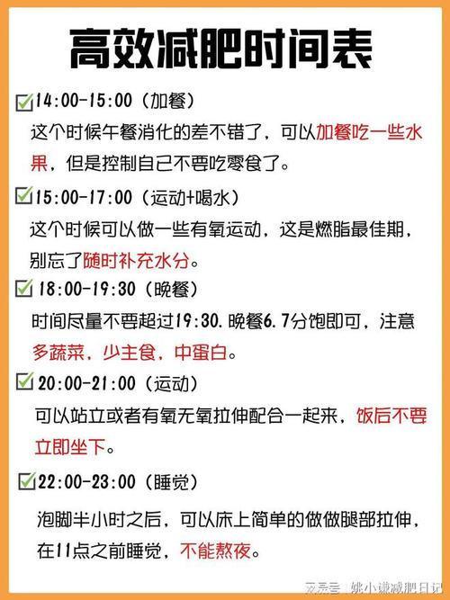 60天瘦36斤高效的24小时减肥时间表,亲历记录