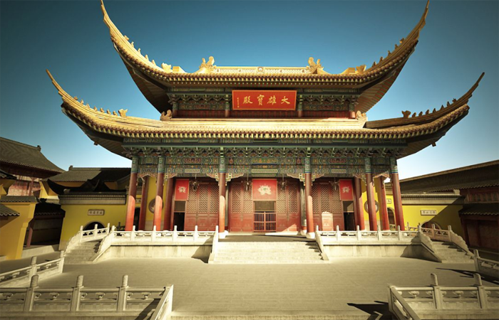 中国古代寺庙建筑的特点