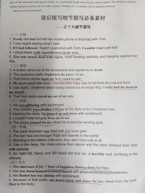 读后续写赏析21TheOtherShoe范文+高分作文