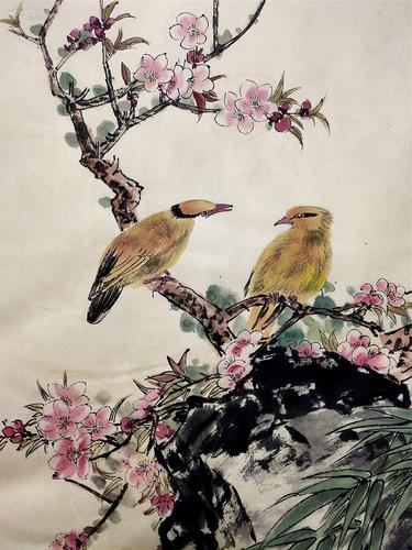 小写意花鸟画的视觉审美特征