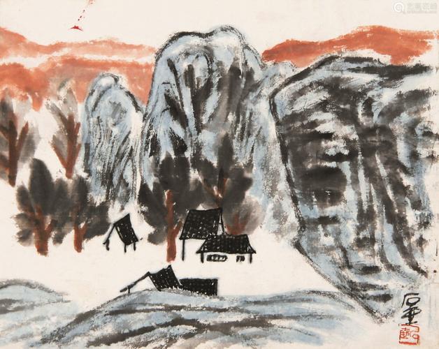 陈子庄的山水画,禅味十足