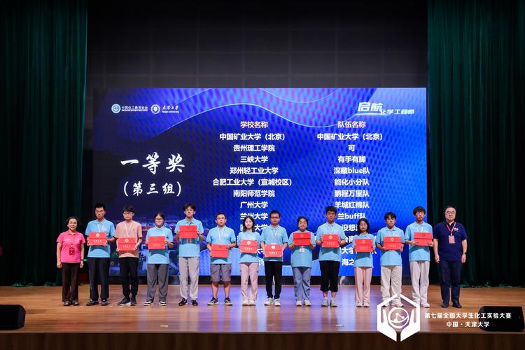 武汉轻工大学在第七届全国大学生化工实验大赛总决赛中荣获一等奖