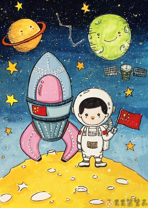 这儿童画,真纯