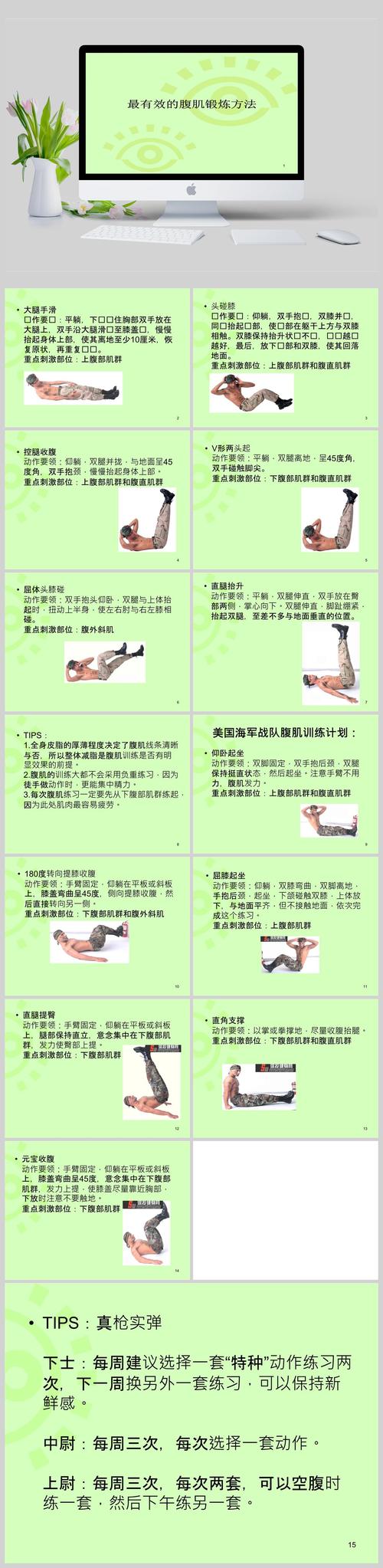 如何安排肌肉锻炼的先后顺序。