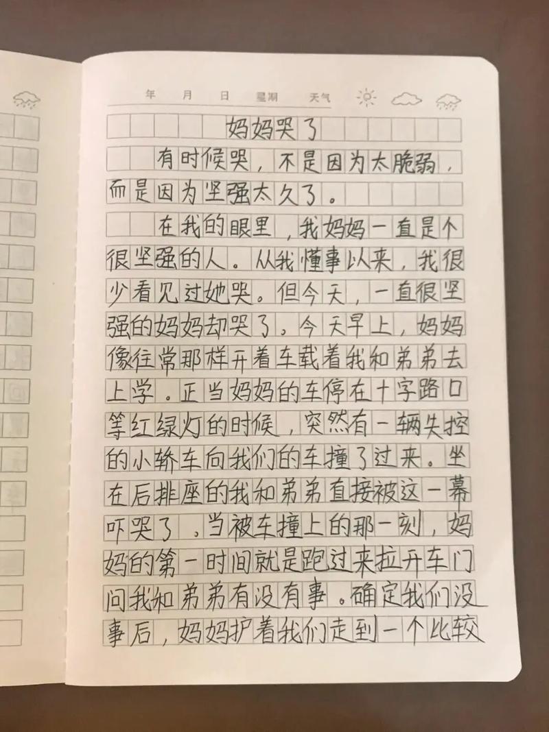 妈妈骗儿子父亲去打工,多年后儿子写了一篇作文,妈妈看到后哭了