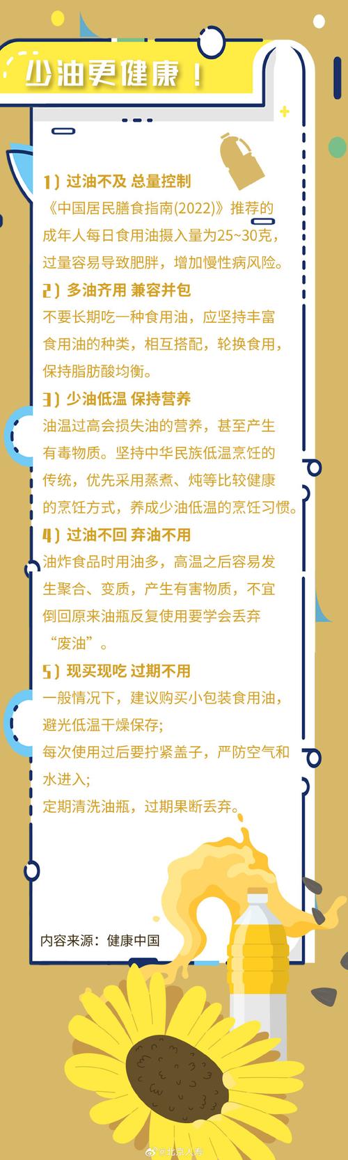 壹邦健康知识科学吃油,牢记五大基本原则