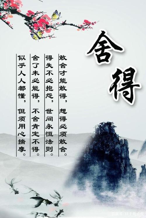 舍与得之间的人生智慧