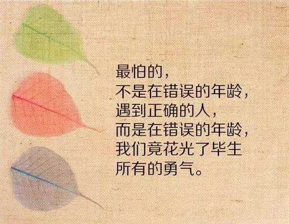 一段经典的话