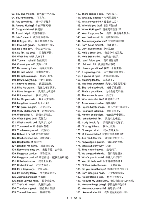 1000句超短、超实用口语“英语哑巴”不用愁，看完“脱口而出”