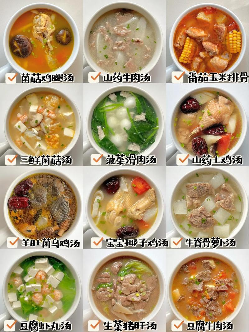 秋季健康炖汤食谱,四种食材搭配,滋补养生效果好