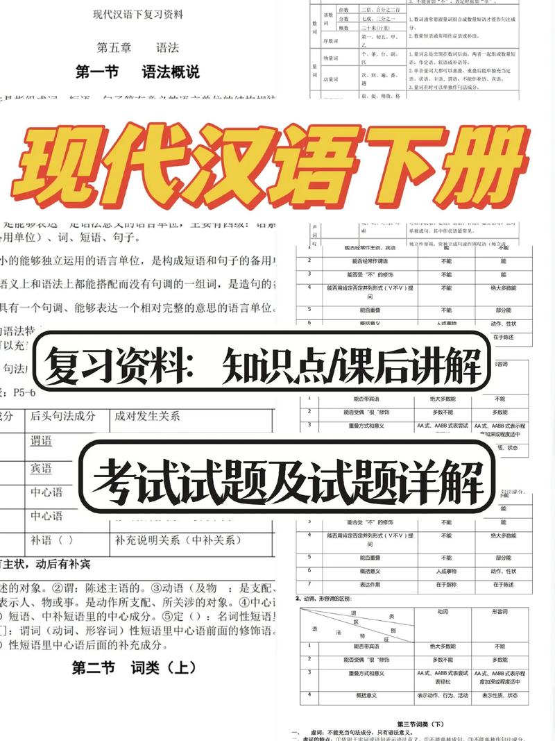 如何快速复习现代汉语知识。
