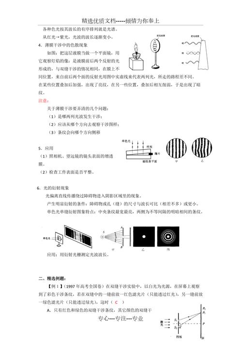 事业单位公共基础知识之科技常识生活中光的干涉现象有哪些