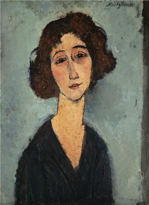 法国美女艺术家莫罗抽象人物油画作品
