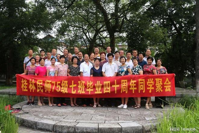 师生漫步校园--桂林民师75-7班毕业四十年同学聚会图集一2018