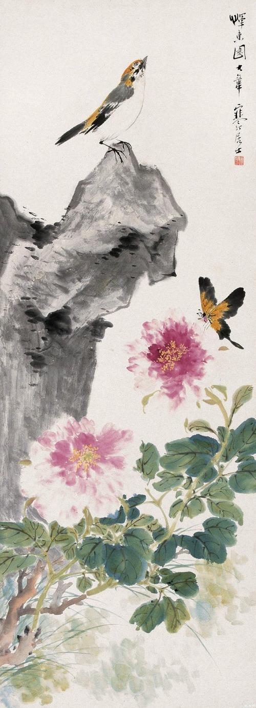 中华文化江南小写意四大名手花鸟作品比拼,谁最牛。
