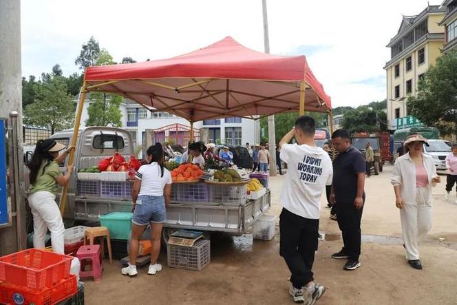 太平小区摊贩占道经营部门联合治理