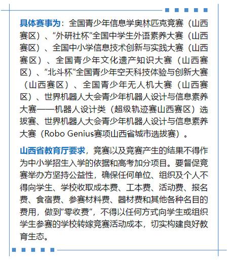 新概念作文大赛等4项竞赛被取消面向中小学生的全国性竞赛活动最新名单出炉，新增12项