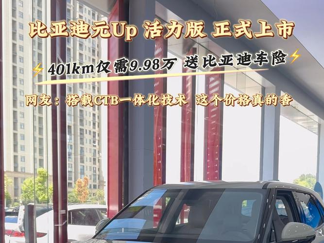 元气生活,DAYDAYUP9万级CTB纯电SUV,比亚迪元UP现身龙城