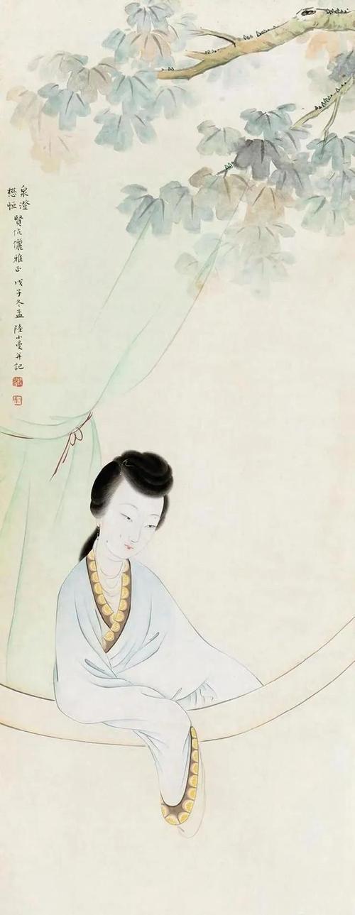 陆小曼绘画作品68幅,不愧才女之名