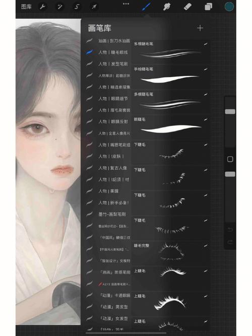 下载|国外插画大咖Procreate人像绘画笔刷+色卡+教学视频教程