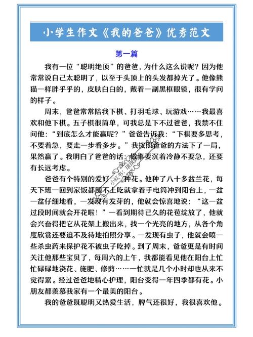 小学优秀作文赏析《我的爸爸》《静静的春》《家乡的紫云山》