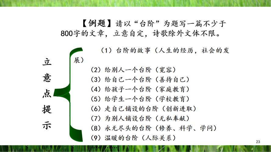 议论文立意写作技巧介绍