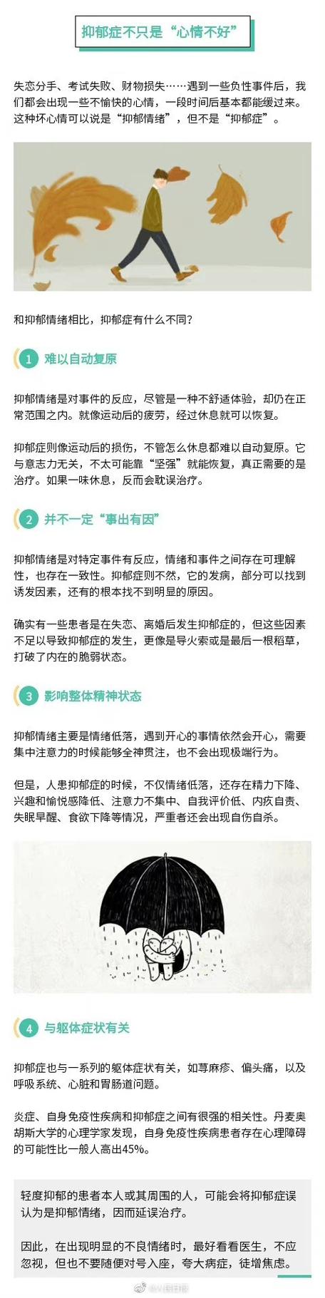 抑郁症就是「不开心」吗。为什么会得抑郁症。