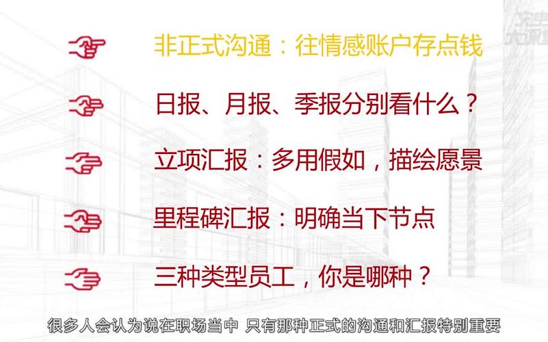职场人，学会工作汇报