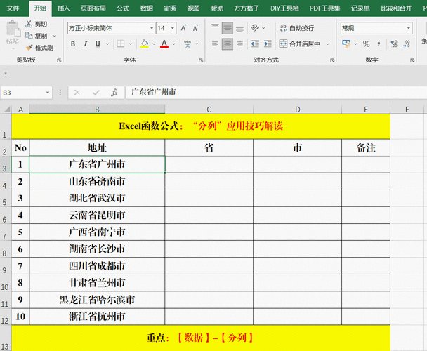 职场办公必备的分列技巧,你真的都掌握吗。