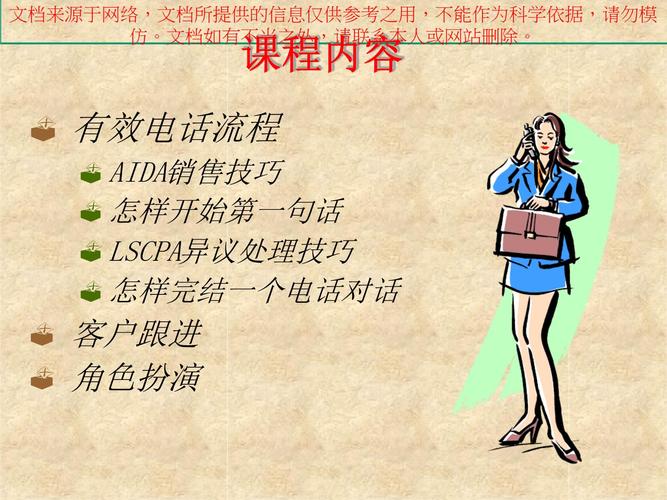 销售管理-电话销售技巧培训PPT