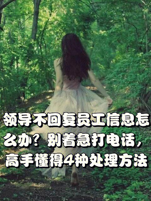 领导不回你信息怎么办。给领导发信息的5个最有用技巧