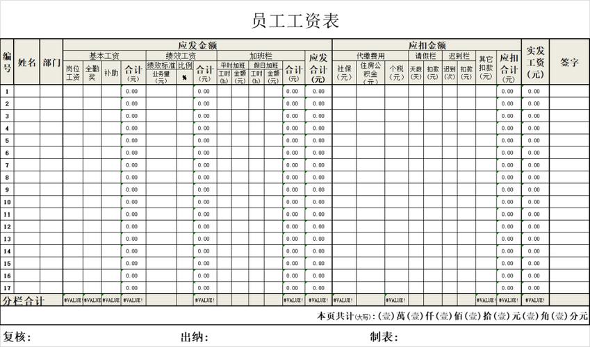 职场必备680套高逼格职场通用excel模板