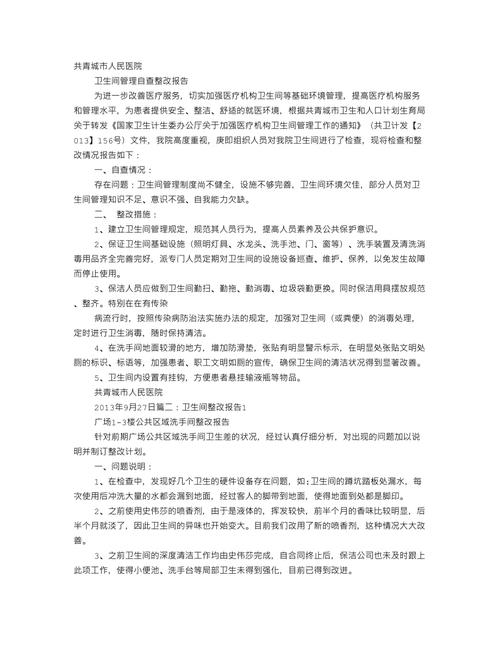 单位厕所维修报告解读:提升公共卫生品质,构建和谐工作环境