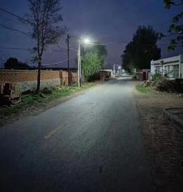 村里的路灯:守护夜晚的守护者
