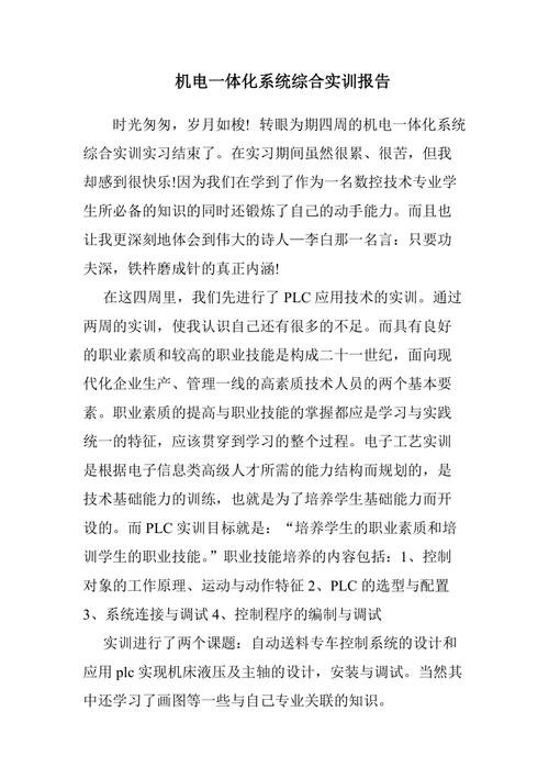 仪器维修实训报告解读：技能提升与职业素养的磨砺