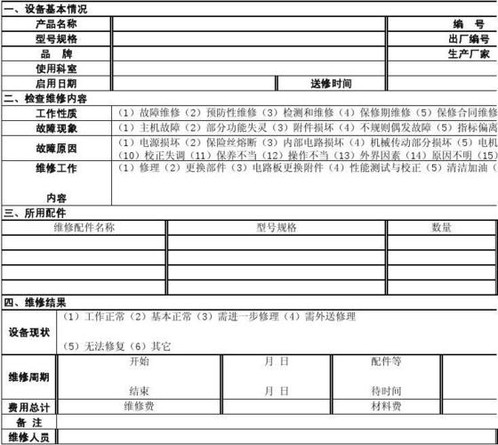 医疗设备年度维修报告解读:守护健康,设备先行