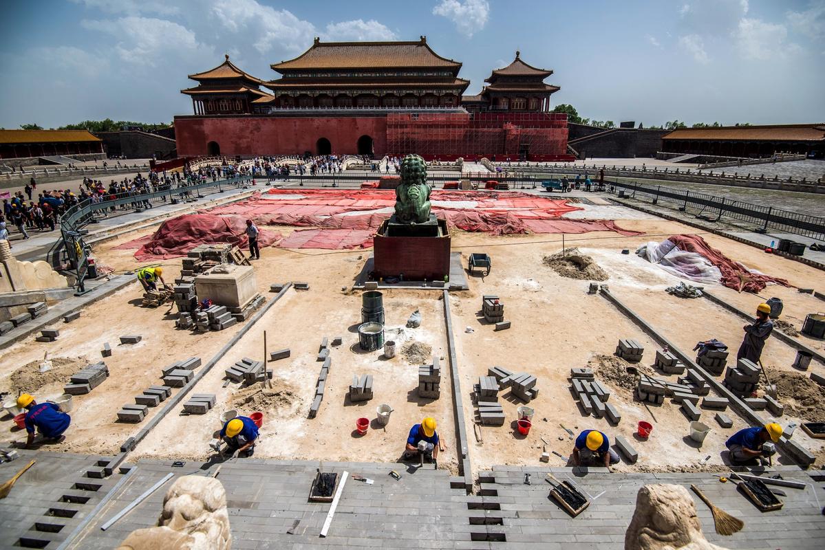 故宫太和殿维修:历史建筑的现代守护