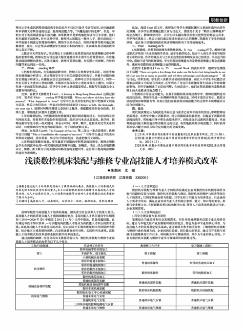 机械维修企业方法报告介绍:技术创新与人才培养