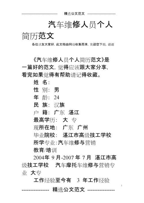 构建高素质维修团队，保障设备稳定运行_某公司维修人员选聘报告