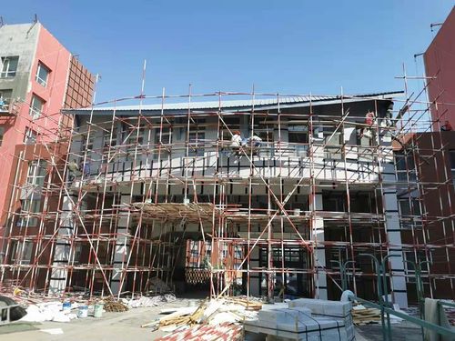 校园焕新,筑梦未来_我校建筑维修工程全面启动