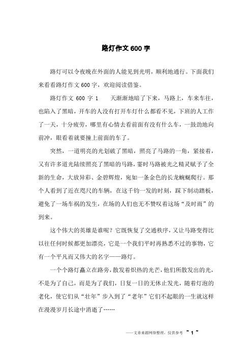 照亮前行之路_关于路灯维修经费申请的报告及展望