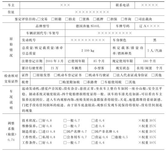 事故车维修报告书的撰写与应用