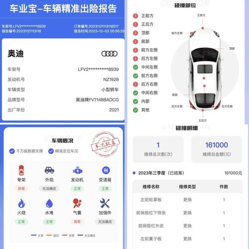 介绍二手车车况维修报告:购车者的明智之选