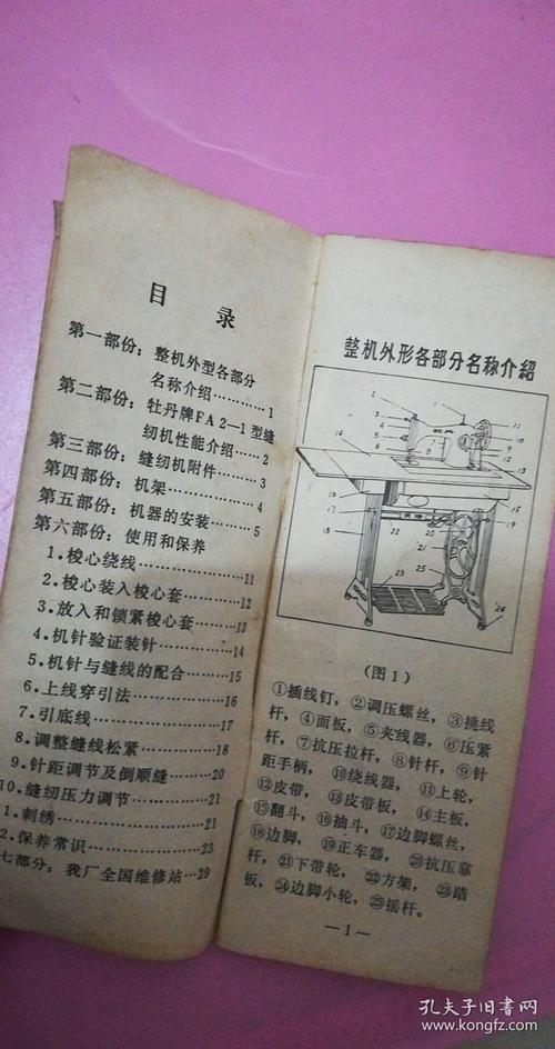介绍缝纫机维修报告背后的专业智慧