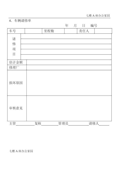 关于维修汽车的申请报告