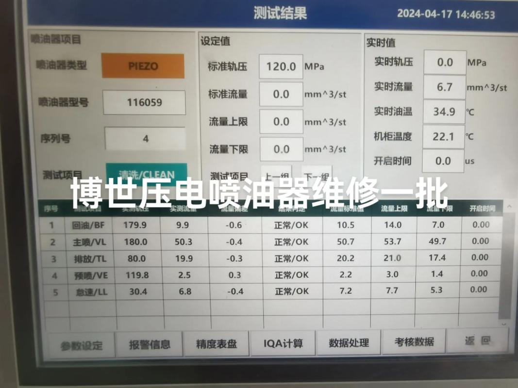 博世维修站油嘴检测报告解读:技术革新汽车维修新篇章