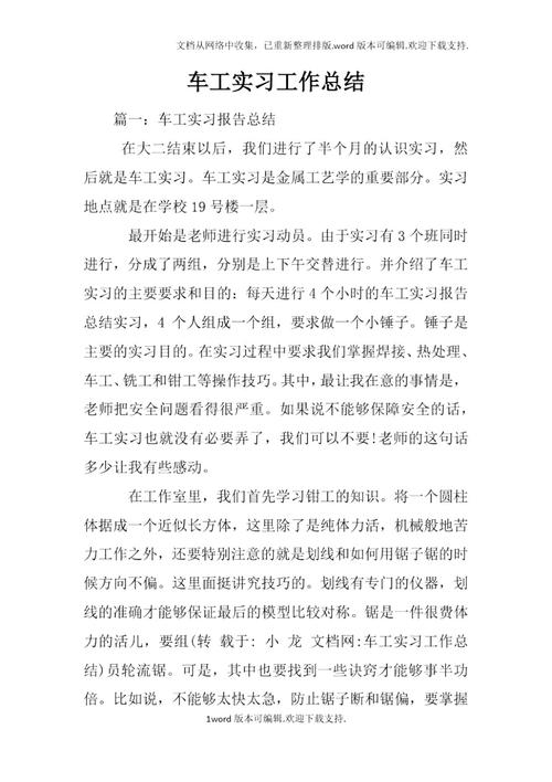 吊车维修实习总结报告:技能提升与职业感悟
